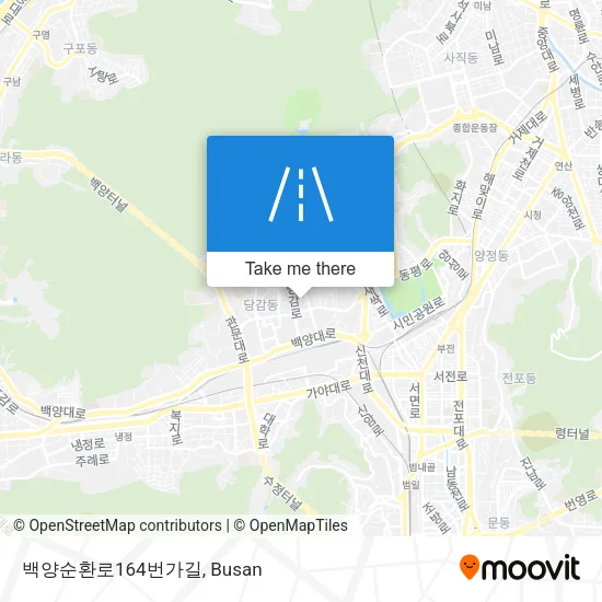 백양순환로164번가길 map
