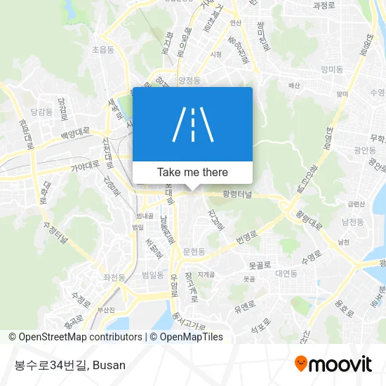 봉수로34번길 map