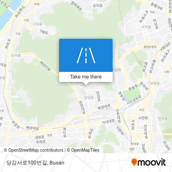 당감서로100번길 map