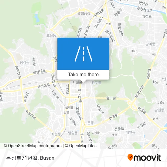 동성로71번길 map