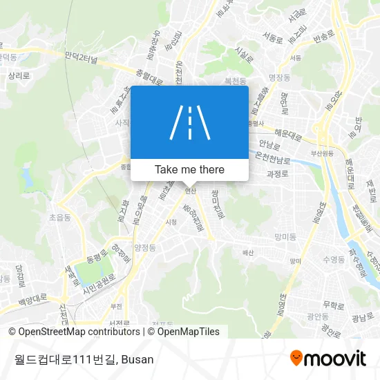 월드컵대로111번길 map