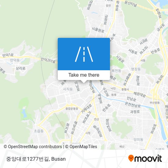 중앙대로1277번길 map