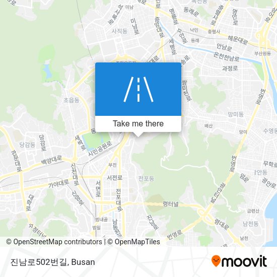진남로502번길 map