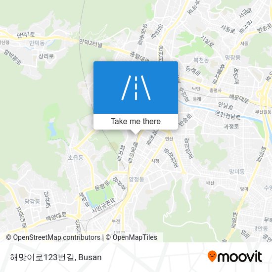 해맞이로123번길 map