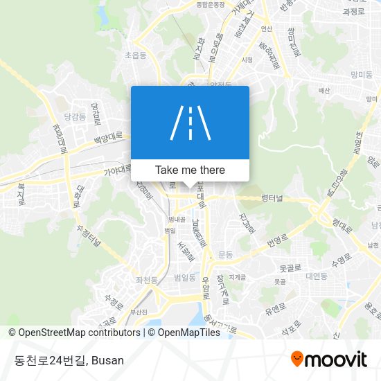 동천로24번길 map