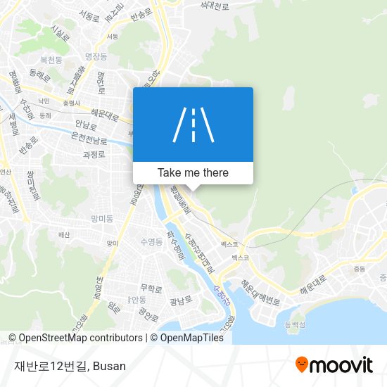 재반로12번길 map