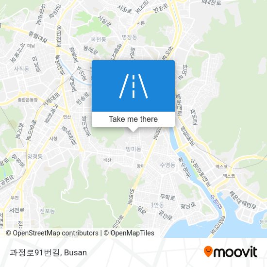과정로91번길 map