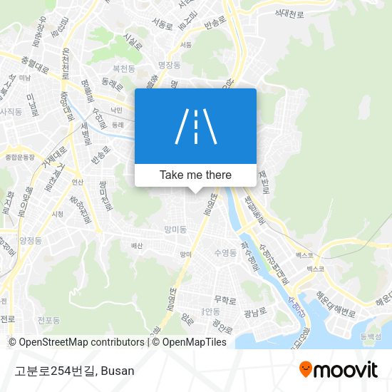 고분로254번길 map