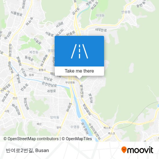 반여로2번길 map