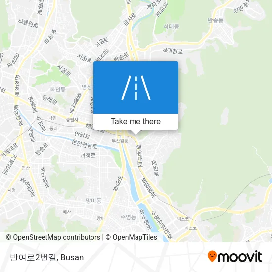 반여로2번길 map