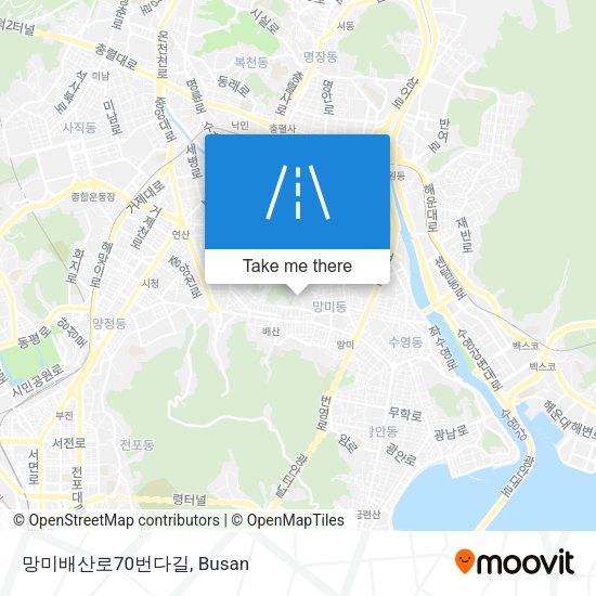 망미배산로70번다길 map