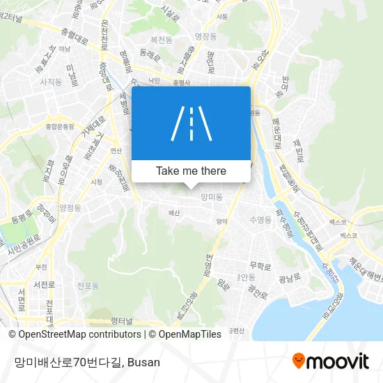 망미배산로70번다길 map