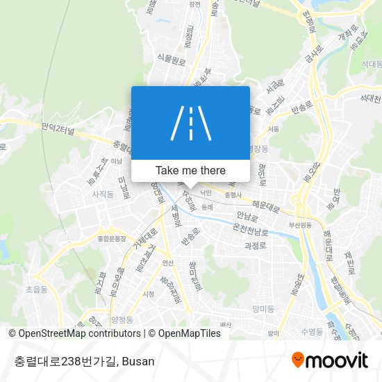 충렬대로238번가길 map