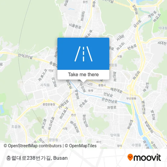 충렬대로238번가길 map