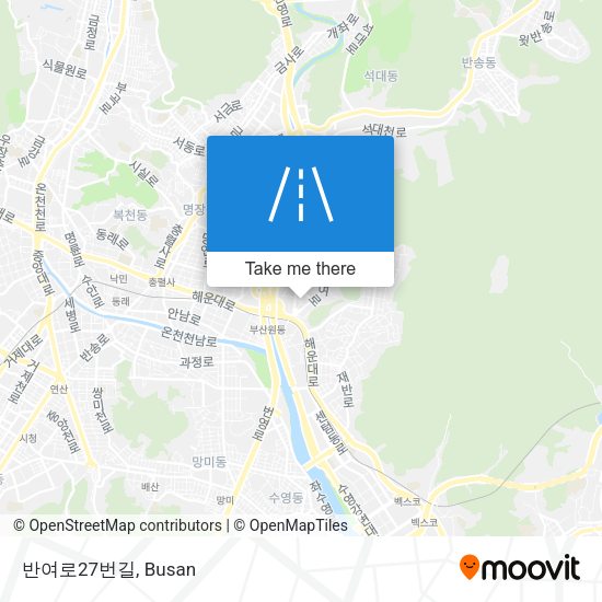 반여로27번길 map
