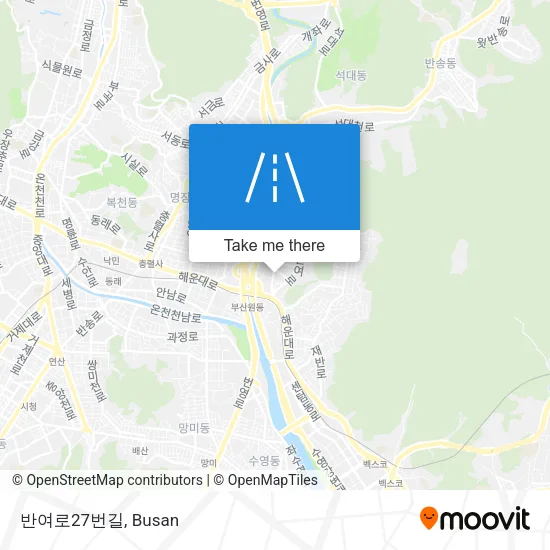 반여로27번길 map