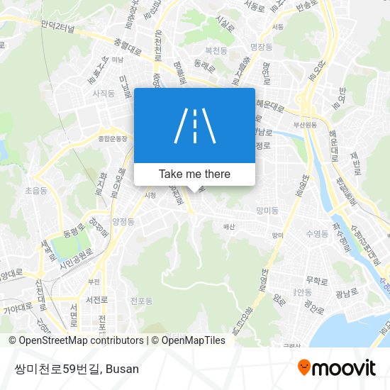 쌍미천로59번길 map
