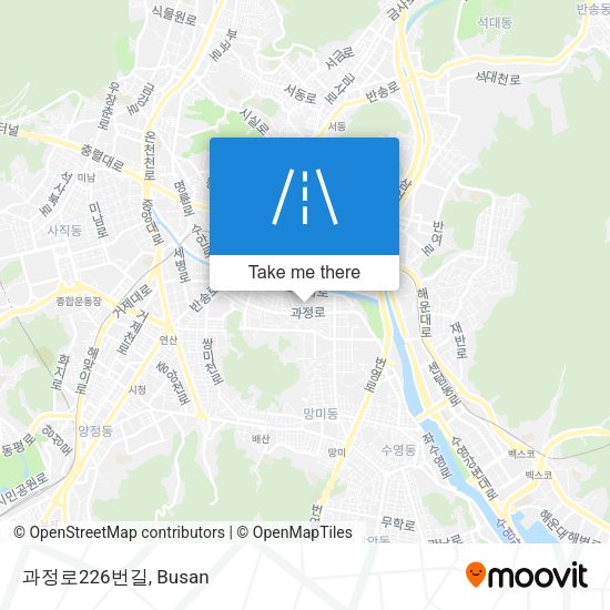 과정로226번길 map