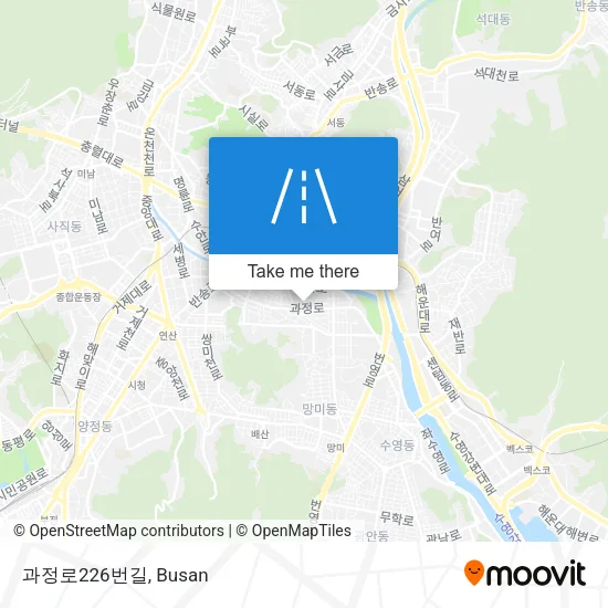 과정로226번길 map