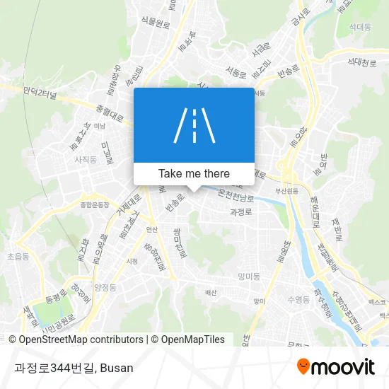 과정로344번길 map