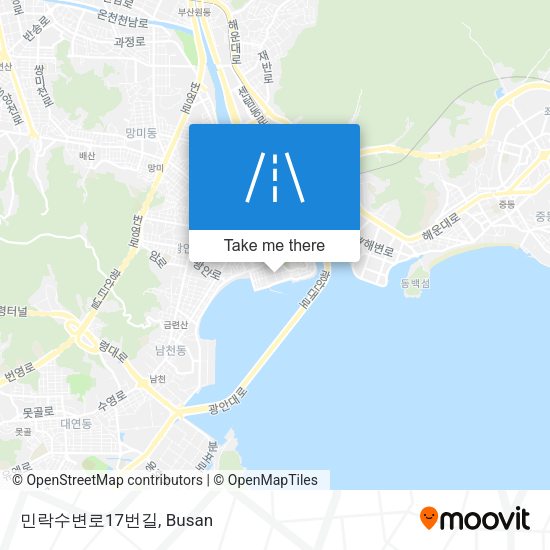 민락수변로17번길 map