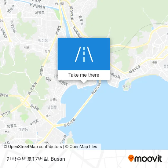 민락수변로17번길 map