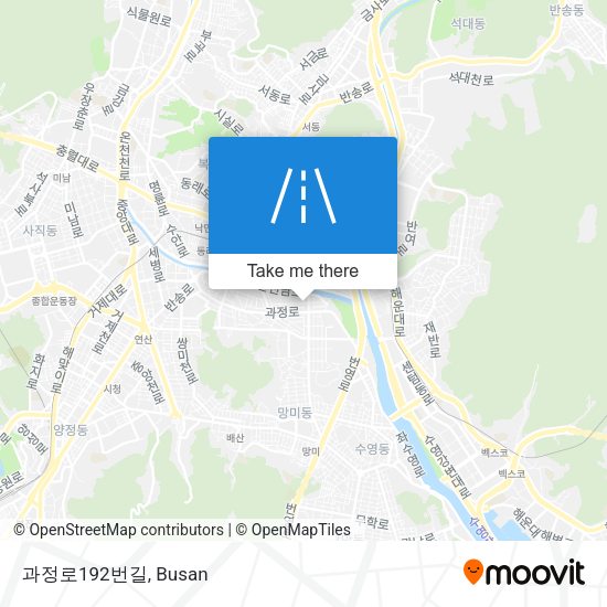 과정로192번길 map