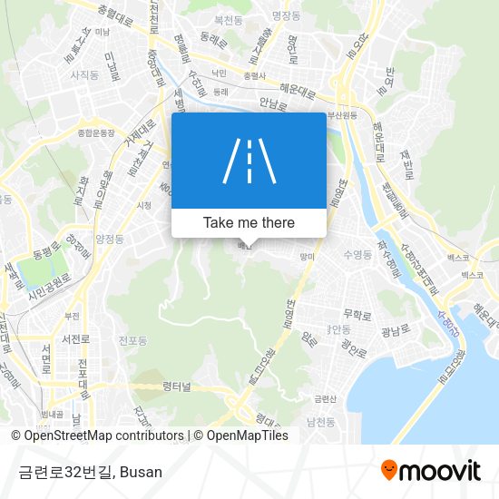 금련로32번길 map