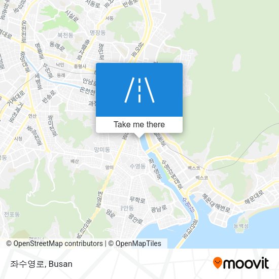 좌수영로 map