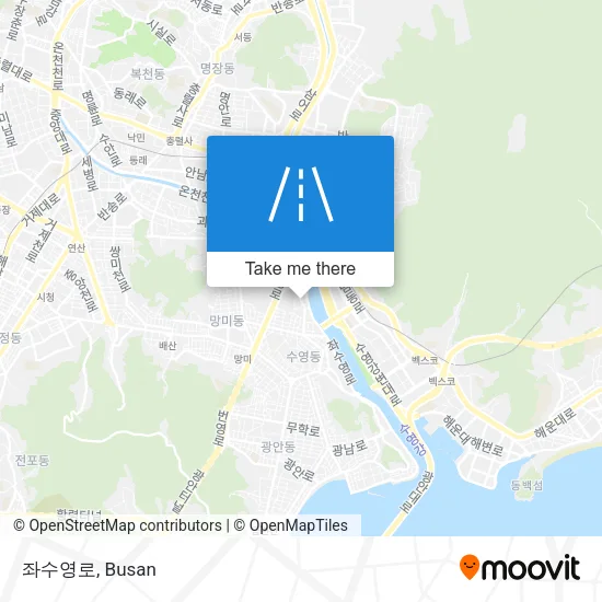 좌수영로 map