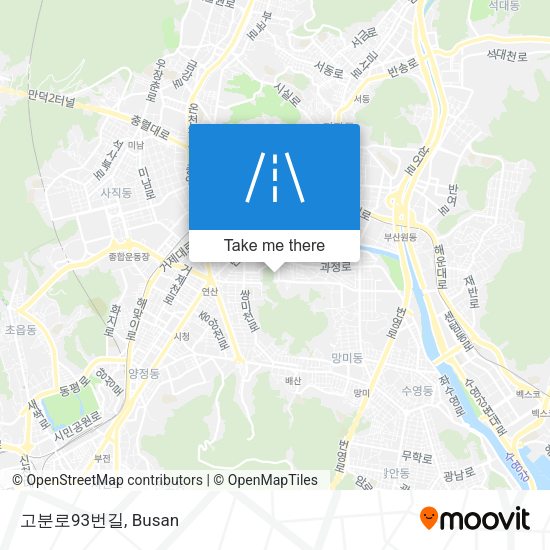 고분로93번길 map