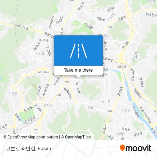 고분로55번길 map