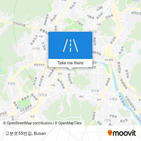 고분로55번길 map