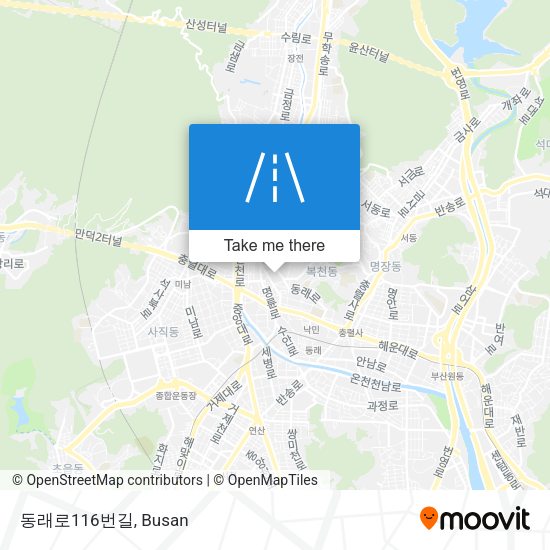 동래로116번길 map