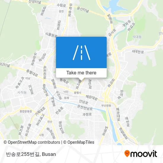 반송로255번길 map