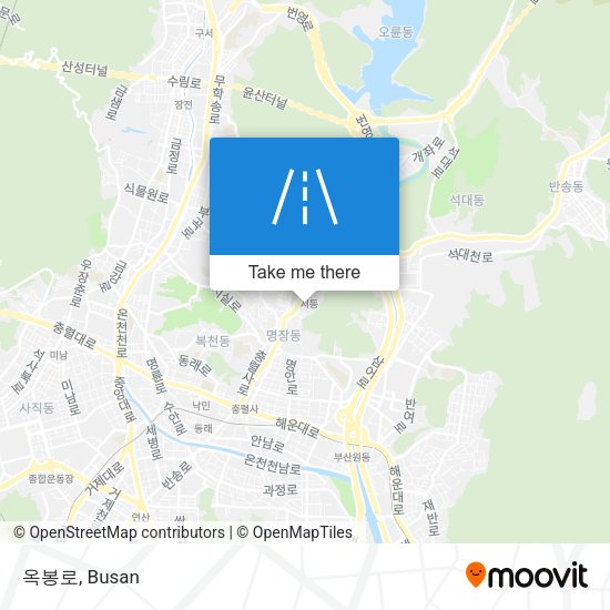 옥봉로 map