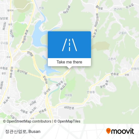 정관산업로 map