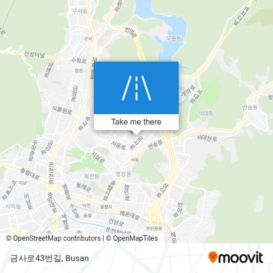금사로43번길 map