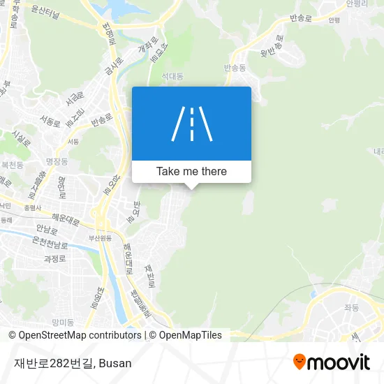 재반로282번길 map