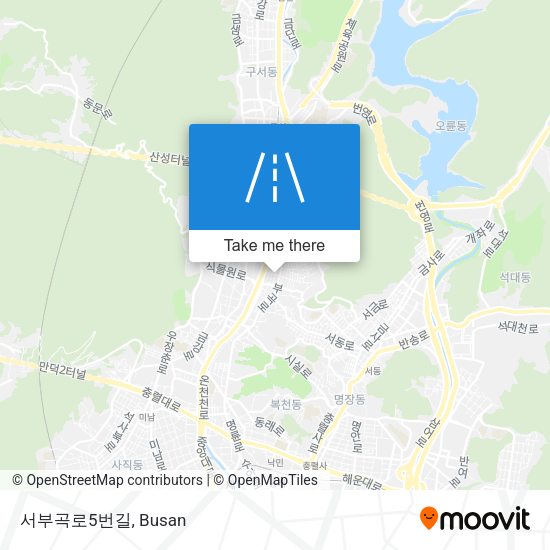 서부곡로5번길 map