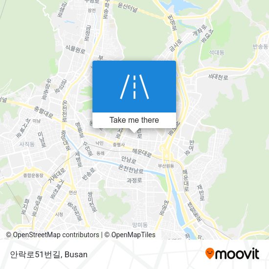 안락로51번길 map