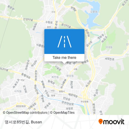 명서로85번길 map