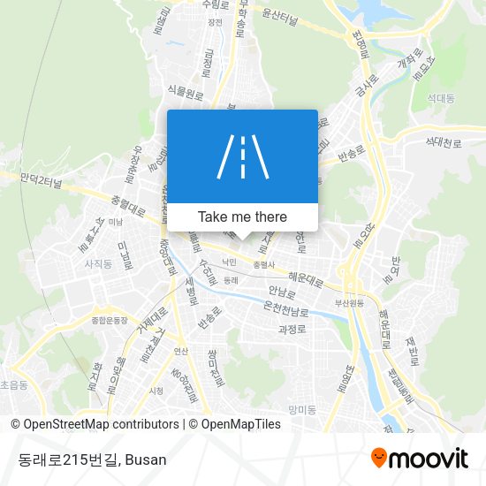 동래로215번길 map