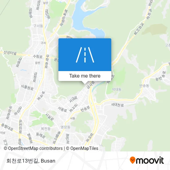 회천로13번길 map