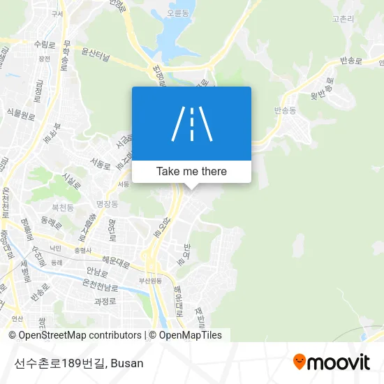 선수촌로189번길 map