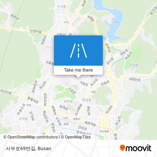 서부로69번길 map