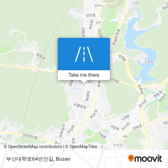 부산대학로64번안길 map