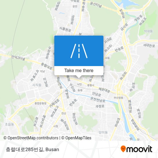 충렬대로285번길 map