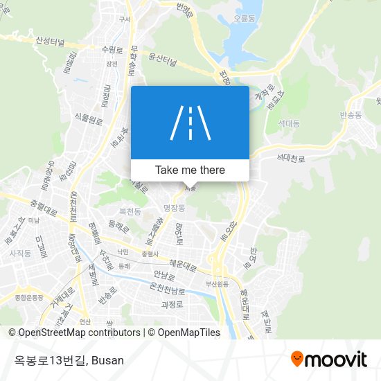 옥봉로13번길 map