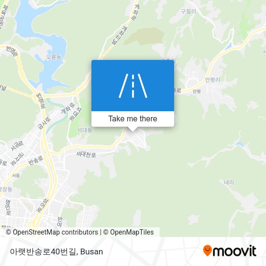 아랫반송로40번길 map